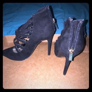 Guess Suede Strappy Heels